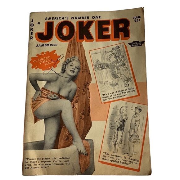 Vintage Joke Book 1950’s America’s number one‎ joker Jamboree. June 1955 Volume - Picture 1 of 7